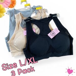 🌸Bras Seamless 3 Pack L/XL